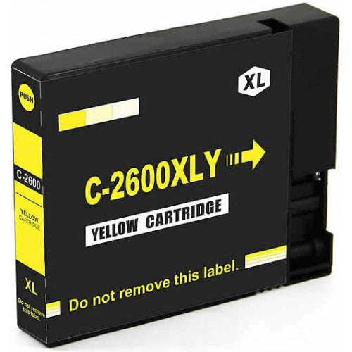 PGI-2600XL Compatible High-Capacity Yellow Ink Cartridge – Reliable Printing in Hamilton, Waikato Ink Canon