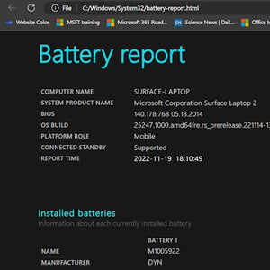 Battery health checked
