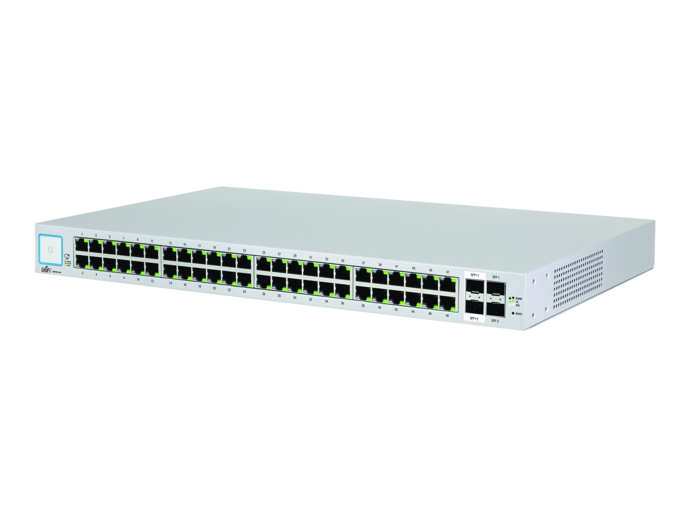 Ubiquiti UniFi Switch 48 Gigabit Ethernet Ports, 24V / 802.3af / 802.3at PoE, (500W max), 2 10G SFP+ Ports, 2 SFP Ports - Refurbished Excellent Condition Peripheral Ubiquiti   