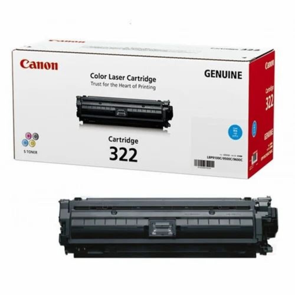 Canon 322 Genuine Cyan Toner – Reliable Printing in Hamilton, Waikato Toner Canon