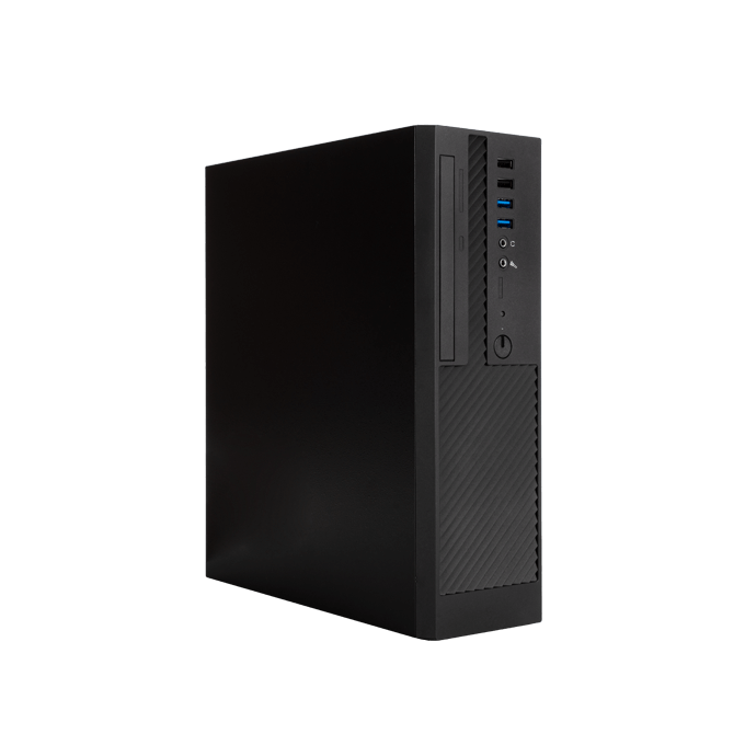 Custom Slim PC – Business and Everyday Desktop PC, Intel Core i5‑9400, 8GB RAM, 256GB SSD, Windows 11 – Refurbished Excellent Condition