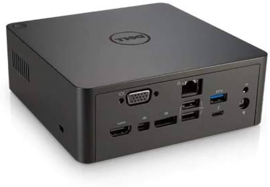 Dell TB16 Thunderbolt 3 (USB-C) Docking Station with 180W Adapter - Refurbished Excellent Condition