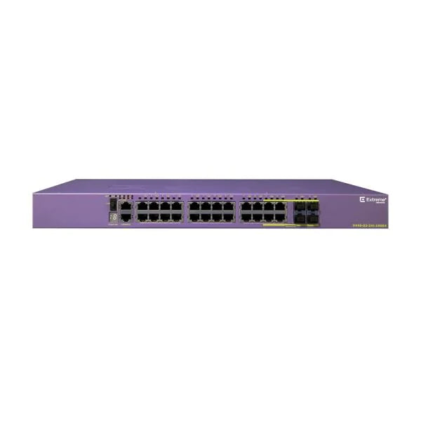 Extreme Networks X440-G2-24P-10GE4 – 24-Port Gigabit PoE+ Managed Switch – Refurbished Excellent Condition Peripheral Extreme Networks