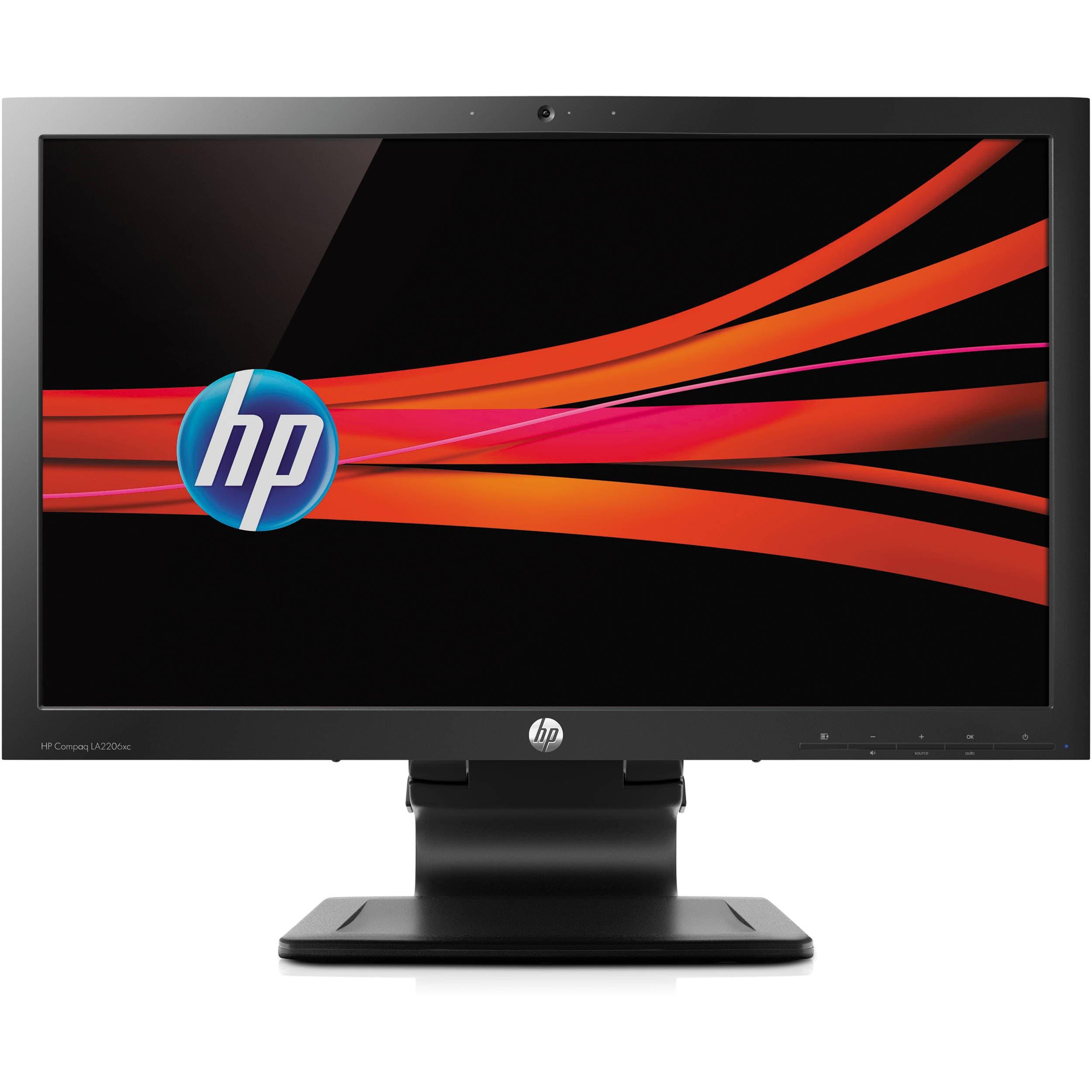 HP Compaq LA2206XC 21.5" Webcam Full HD 1920x1080 VGA/DVI/DisplayPort LCD Monitor - Refurbished Good Condition Monitor HP   