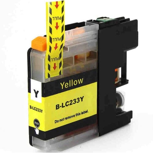 LC233Y Compatible Yellow Cartridge – Reliable Printing in Hamilton, Waikato Ink Brother