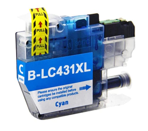 LC431XLC Compatible High Yield Cyan Ink Cartridge Ink Brother