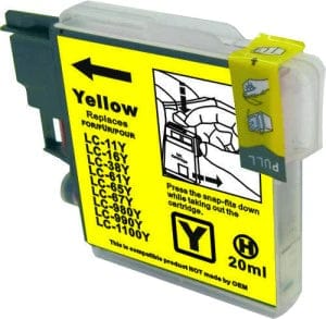 LC67Y / LC38Y Compatible Yellow Ink Cartridge – Reliable Printing in Hamilton, Waikato Ink Brother