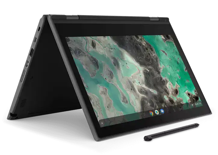 Lenovo 500e G2 Chromebook – 11.6” HD Touchscreen Laptop, Intel Celeron N4100, 4GB RAM, 32GB eMMC, Chrome OS – Refurbished Excellent Condition Laptop Lenovo