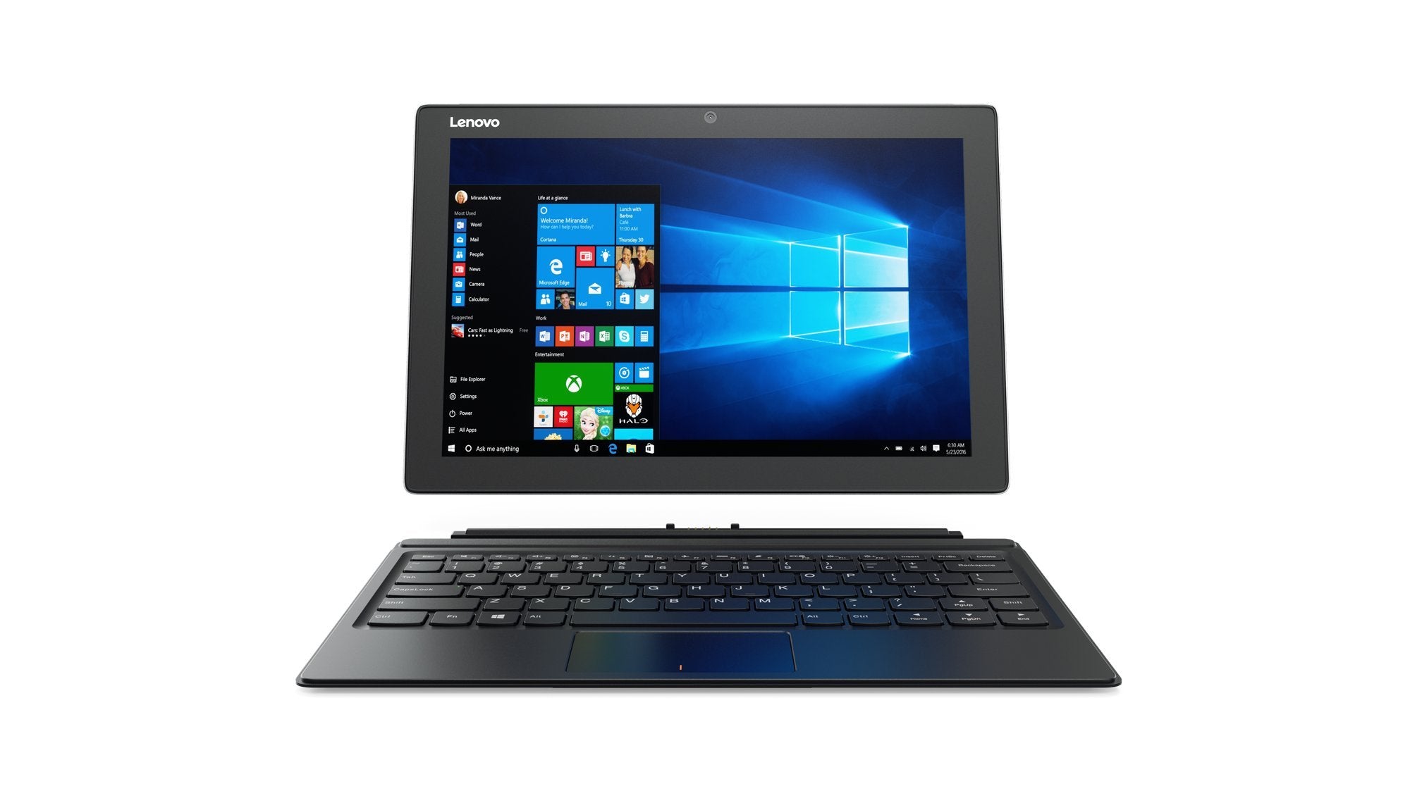 LENOVO MIIX 510-12ISK 12'' Laptop/Tablet Hybrid, I5-6200U, 8GB, 256GB - Refurbished A- Grade