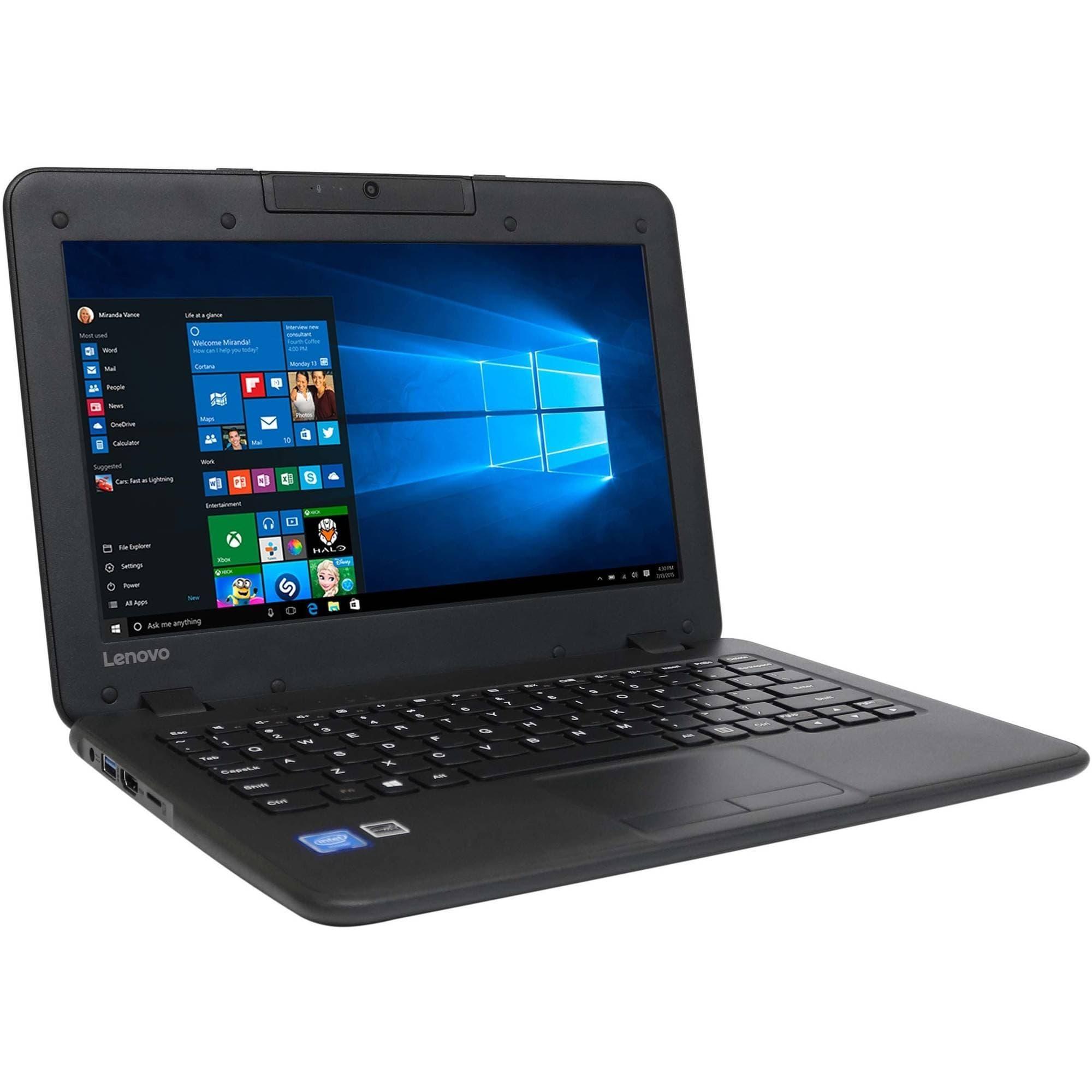 Lenovo N22 Windows Laptop, Celeron N3050, 4GB, 64GB SSD - Refurbished A Grade - Regen Computers