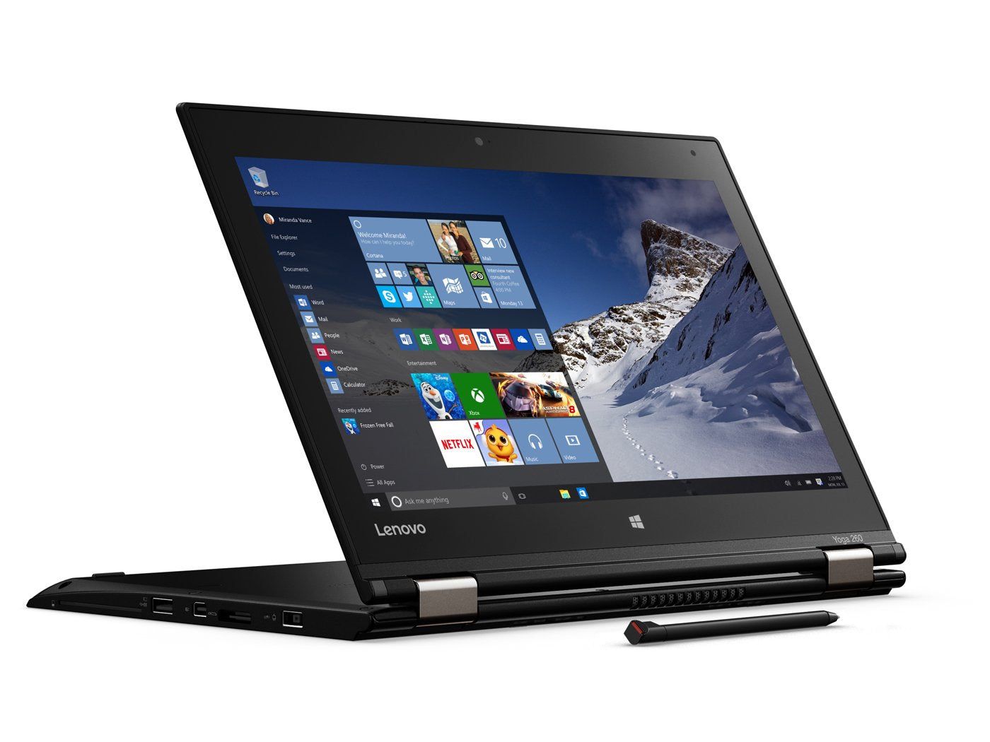 Lenovo Yoga 260 (Touchscreen), i5-6300u, 8GB, 256GB SSD, Windows 11 - Refurbished Excellent Condition Laptop Lenovo   