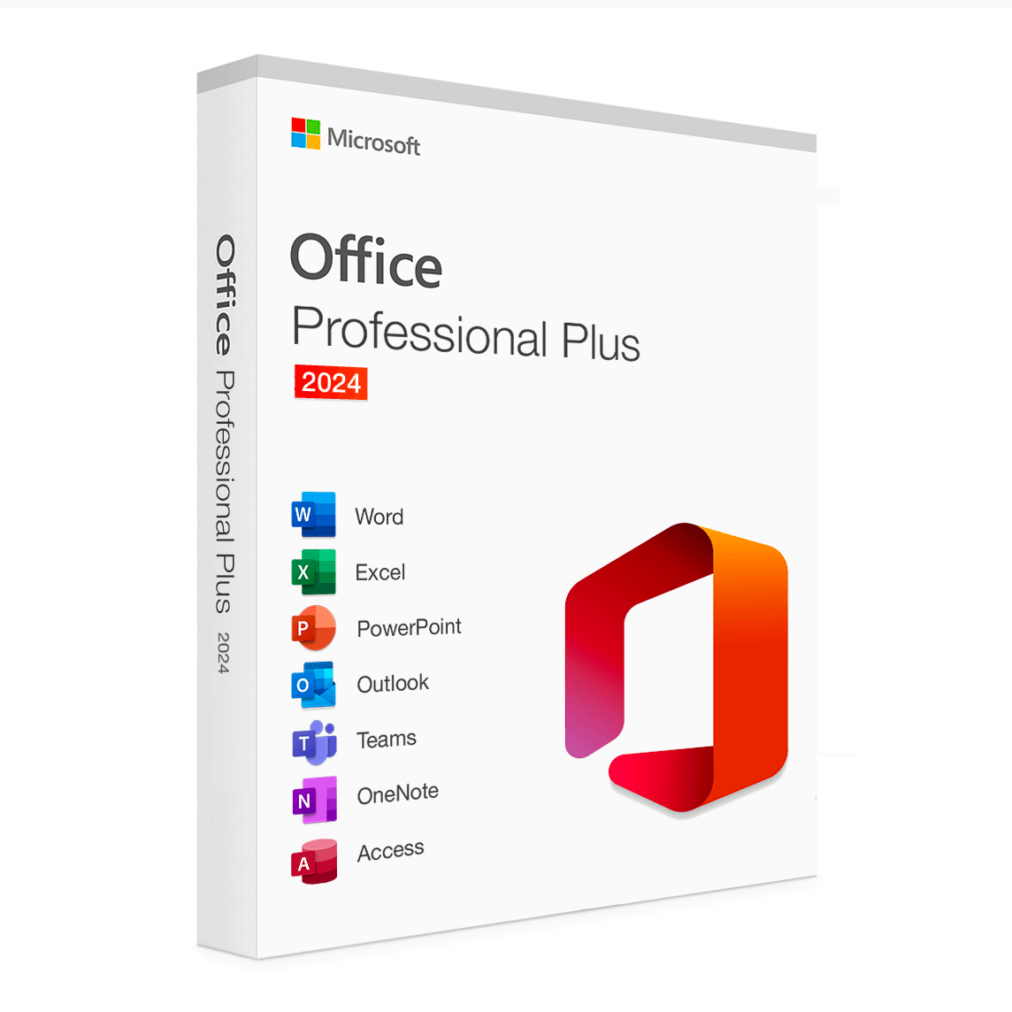 Microsoft Office 2024 Professional Plus – Full Productivity Suite, Digital Download &amp; Activation Code